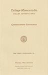 College Misericordia commencement program, 1949 by Misericordia University