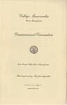 College Misericordia commencement program, 1952