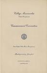 College Misericordia commencement program, 1953