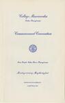 College Misericordia commencement program, 1954