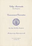 College Misericordia commencement program, 1957