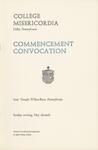 College Misericordia commencement program, 1965