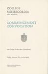 College Misericordia commencement program, 1967