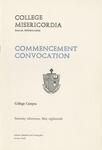 College Misericordia commencement program, 1974