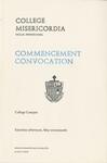 College Misericordia commencement program, 1975