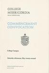 College Misericordia commencement program, 1976