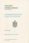 College Misericordia commencement program, 1977