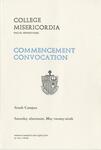 College Misericordia commencement program, 1984