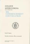 College Misericordia commencement program, 1986