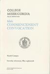 College Misericordia commencement program, 1991