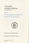 College Misericordia commencement program, 1993