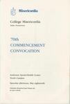 College Misericordia commencement program, 1996