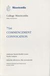 College Misericordia commencement program, 1997