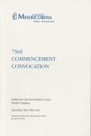 College Misericordia commencement program, 1999