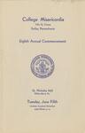 College Misericordia commencement program, 1934 by Misericordia University