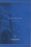 Misericordia University commencement program, Winter 2023 by Misericordia University