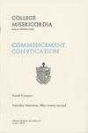 College Misericordia commencement program, 1982