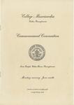 College Misericordia commencement program, 1958 by Misericordia University