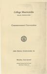 College Misericordia commencement program, 1947 by Misericordia University