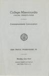 College Misericordia commencement program, 1946 by Misericordia University