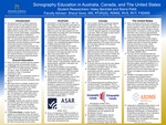 Sonography Education in Australia, Canada, and The United States