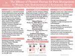 The Efficacy of Physical Therapy for Pain Management in Women with Endometriosis: A Systematic Review by Courtney Portaro, Kiley Morrison, Samantha Miller, Sabrina Di Tucci, and Amy Tremback-Ball