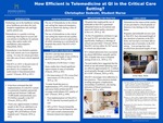 How Efficient Is Telemedicine at QI in the Critical Care Setting? by Christopher Sedeski