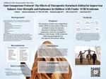 Case Comparison Protocol: The Effects of Therapeutic Horseback Riding for Improving Balance, Core Strength, and Endurance in Children with Prader-Willi Syndrome. by Olivia Noone, Giana Russo, Hannah Kepple, and Maureen Rinehimer