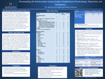 Disentangling the Relationships Among Gender, Neighborhood Disadvantage, Depression, and  Delinquency