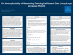 On the Applicability of Generating Pathological Speech Data Using Large Language Models